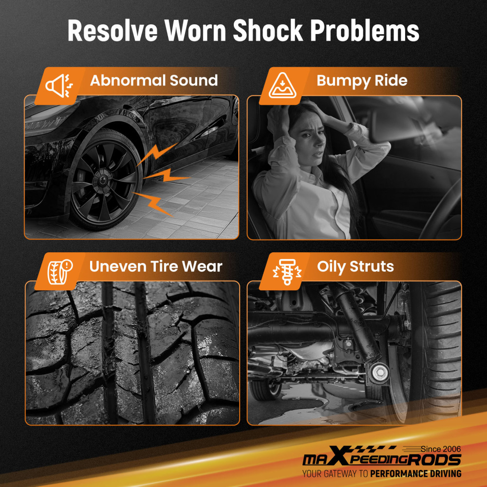 Comfort Coilovers Suspension KitEibach Springs compatible for Tesla model Y RWD 2020-25