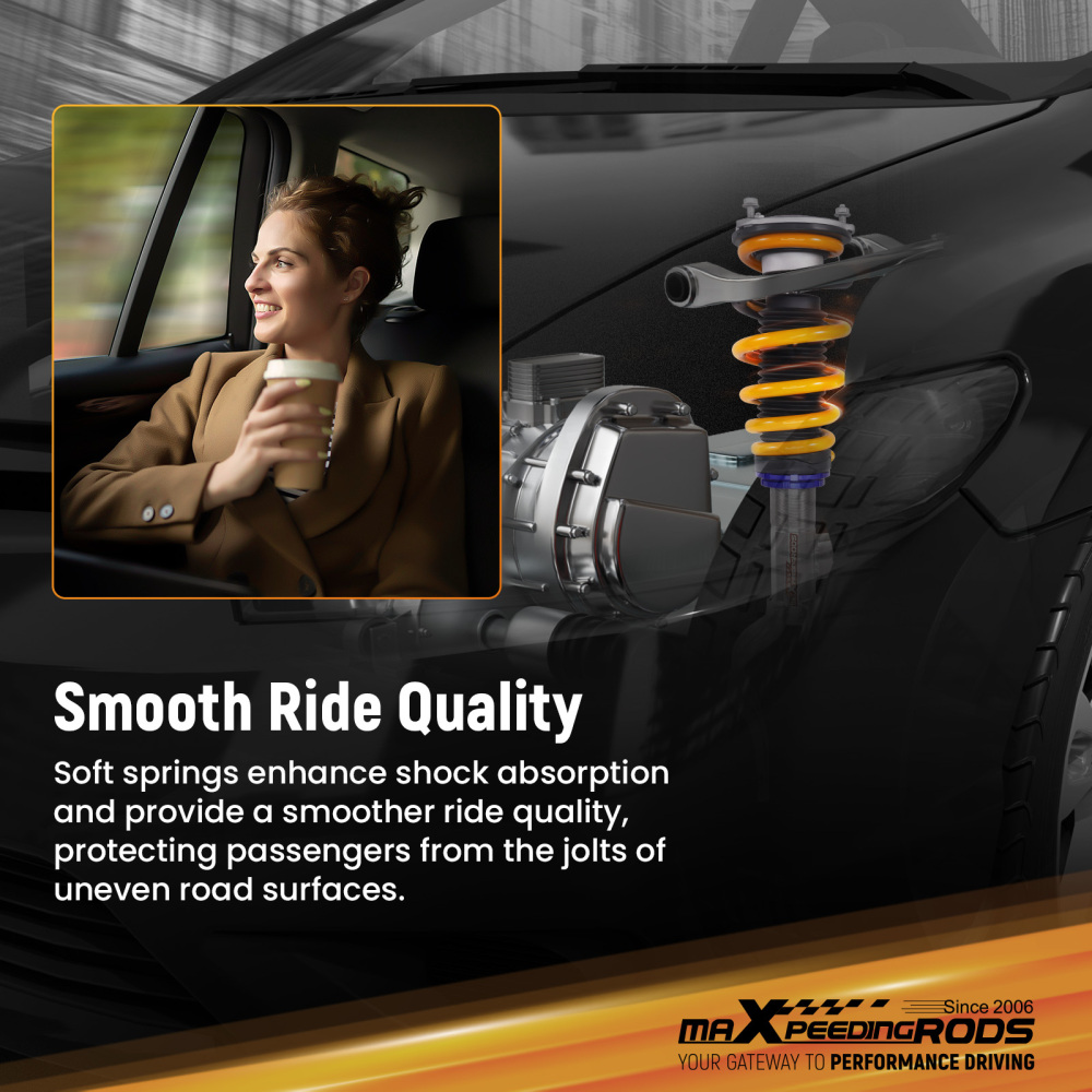 Comfort Coilovers Suspension KitEibach Springs compatible for Tesla model Y RWD 2020-25