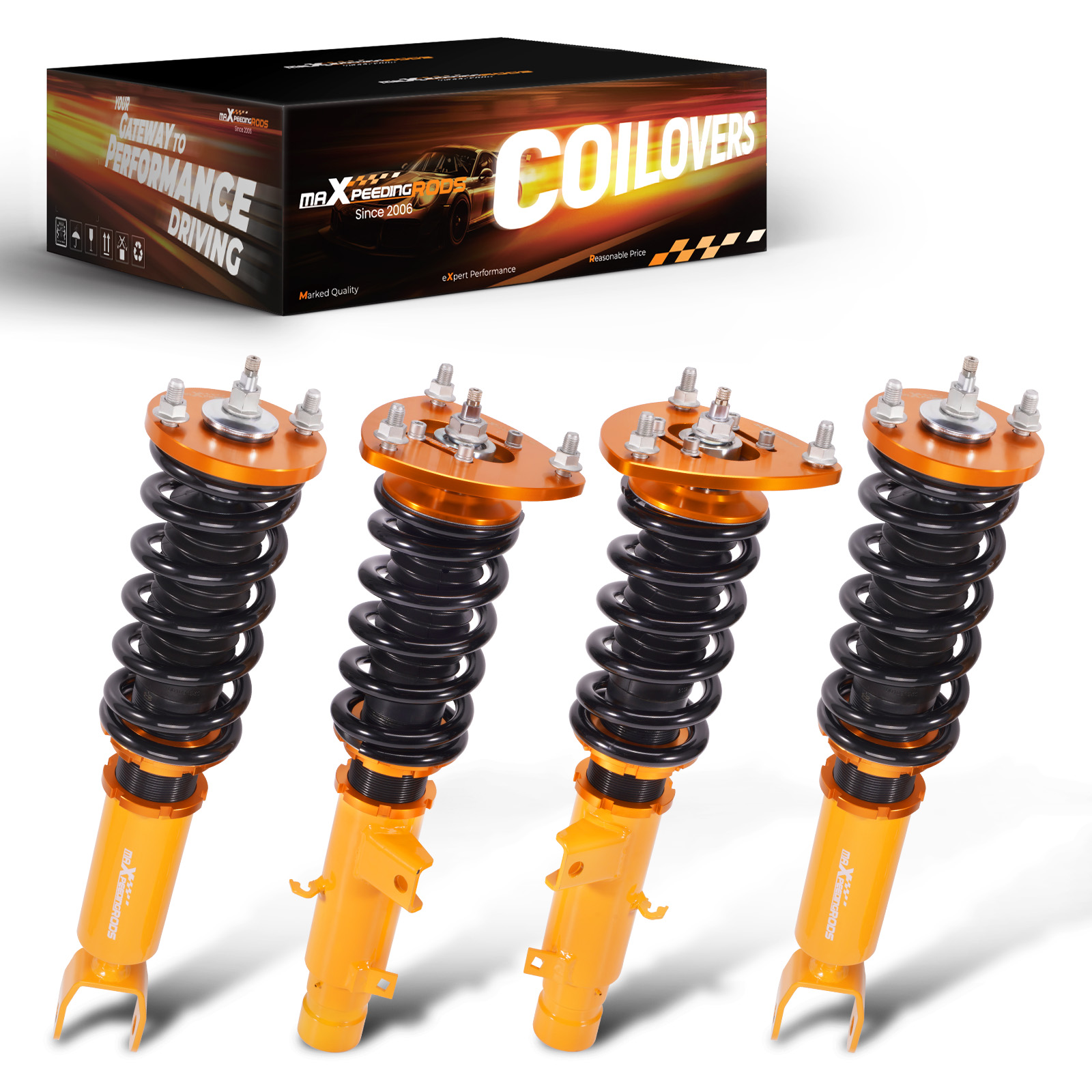 MaXpeedingrods Suspension Coilovers 24 Way Damping compatible for