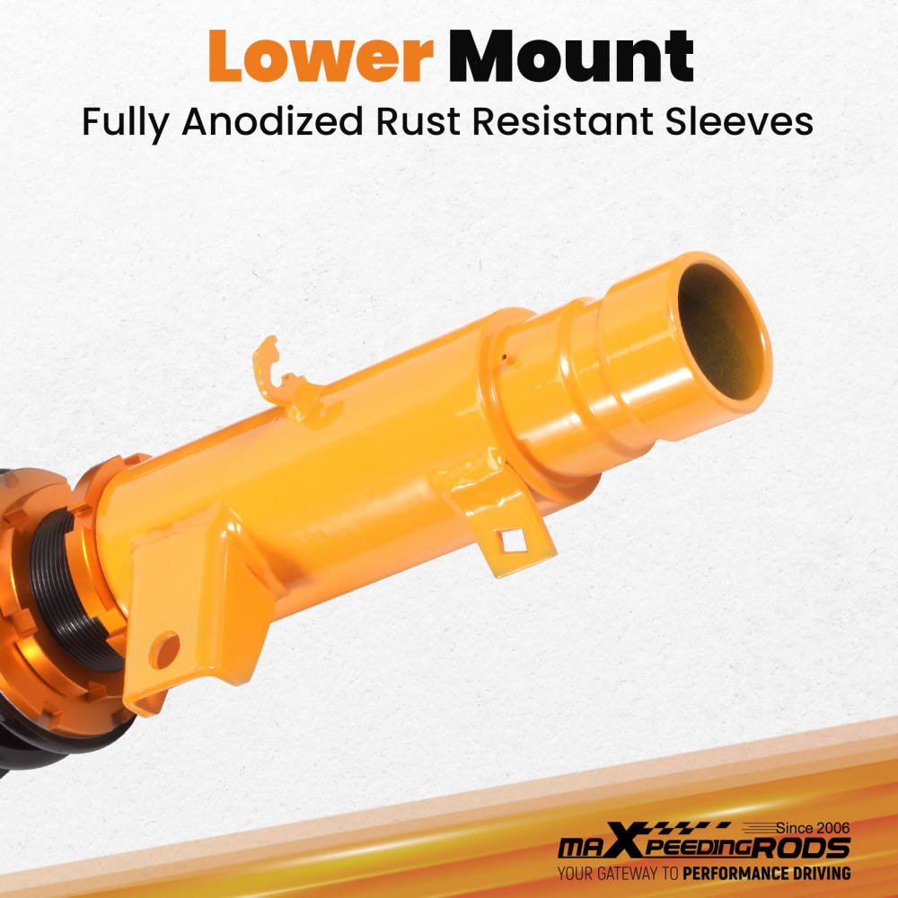 MaXpeedingrods Suspension Coilovers 24 Way Damping compatible for Honda Accord 2013-2017