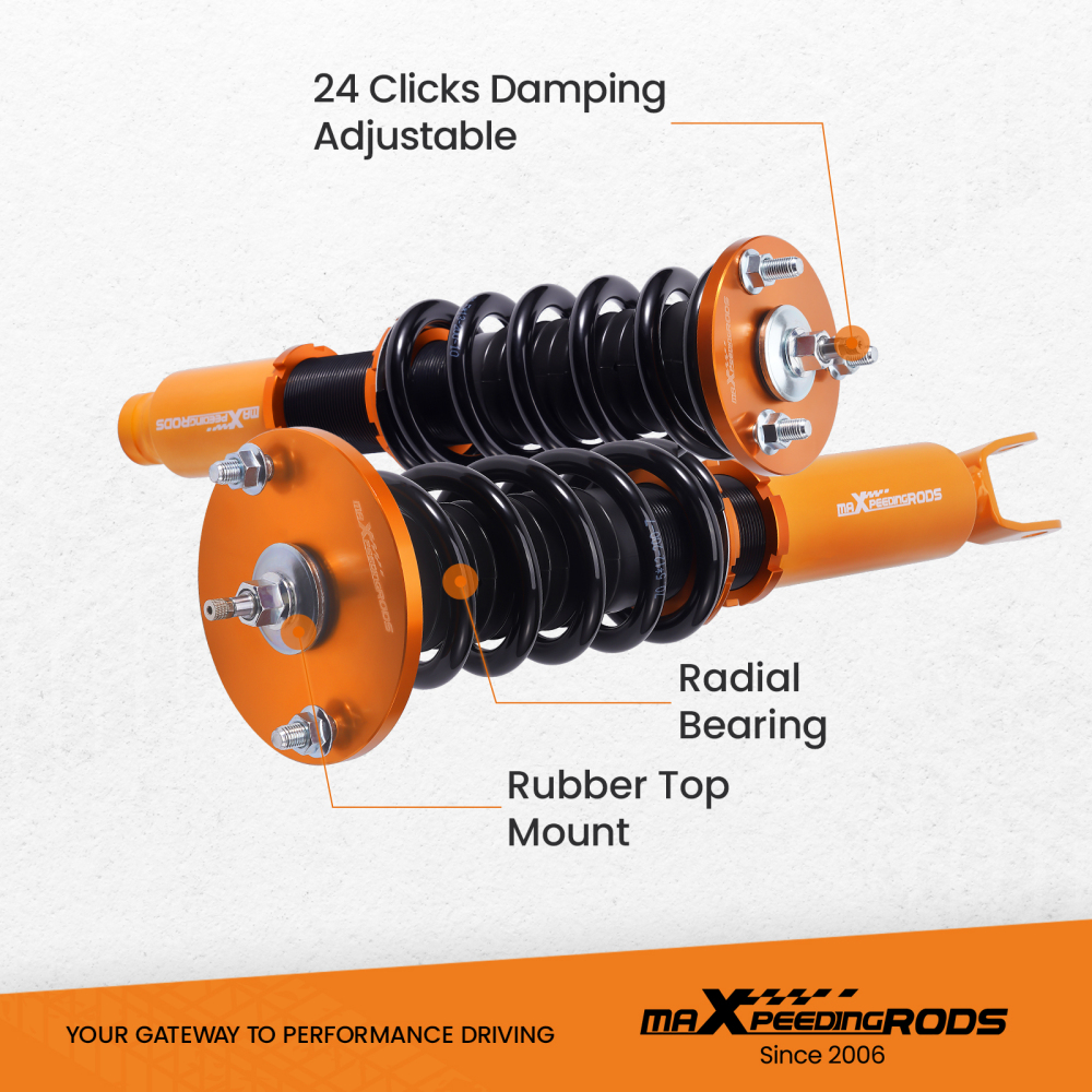 Coilovers Suspension Kit compatible pour Honda Accord V CC, CD 2.2 2.2i 1994-1997