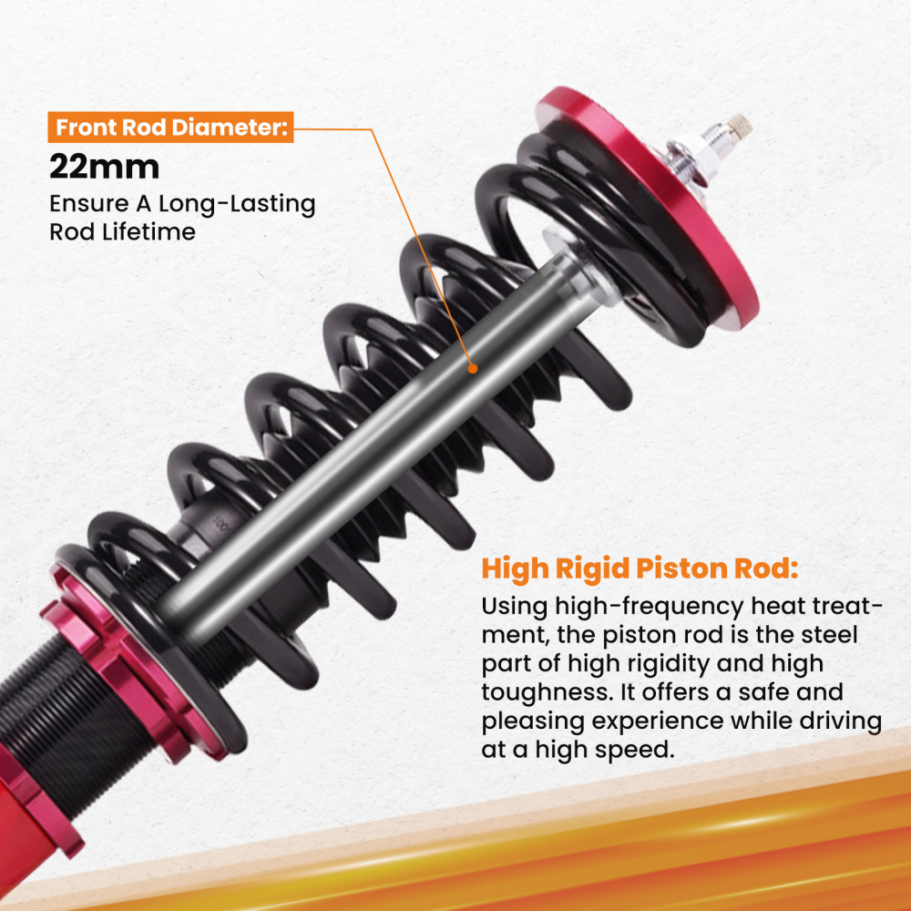 1998 - 2003 compatible for Honda Accord compatible for Acura TL CL Adjustable Damper Performance Coilovers