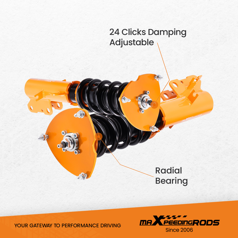 Adjustable Racing Coilovers Set Coils compatible for Nissan Altima 07-13 compatible for Nissan maxima coilovers 09-14