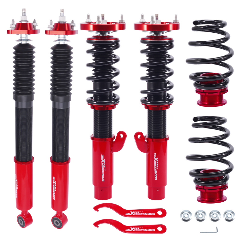 Kit ammortizzatori per auto Anteriore e Posteriore compatibile per BMW E46 98-05 Lowering Kit