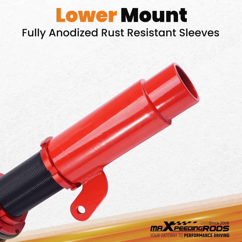 Amortisseurs Combinés Filetés compatible pour BMW 3 Series E46 1998 a 2005 berline 328i 318d