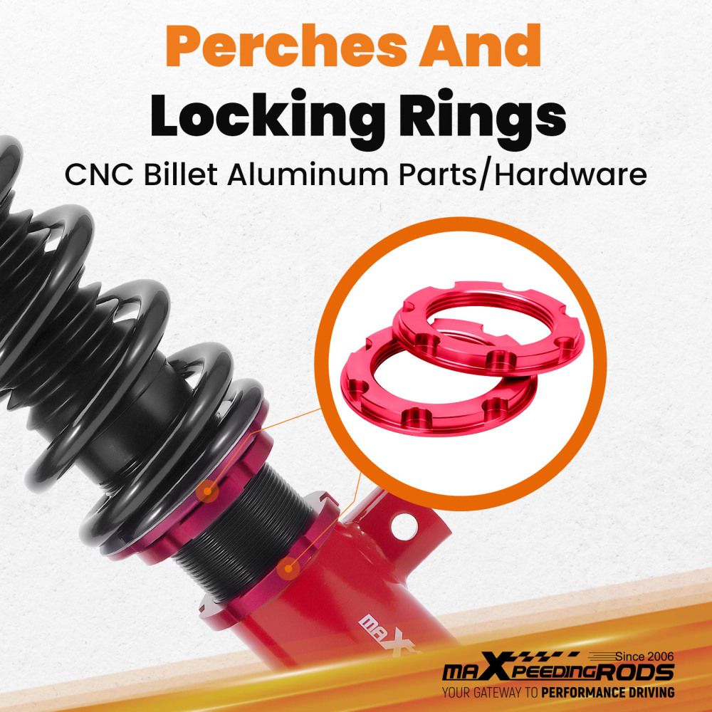 MaXpeedingrods 24 Way Damper Coilover Shocks compatible for BMW E92 E93 06-13 3 SERIES RWD