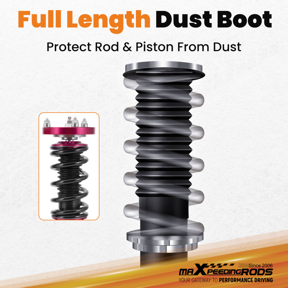 MaXpeedingrods 24 Way Damper Coilover Shocks compatible for BMW E92 E93 06-13 3 SERIES RWD