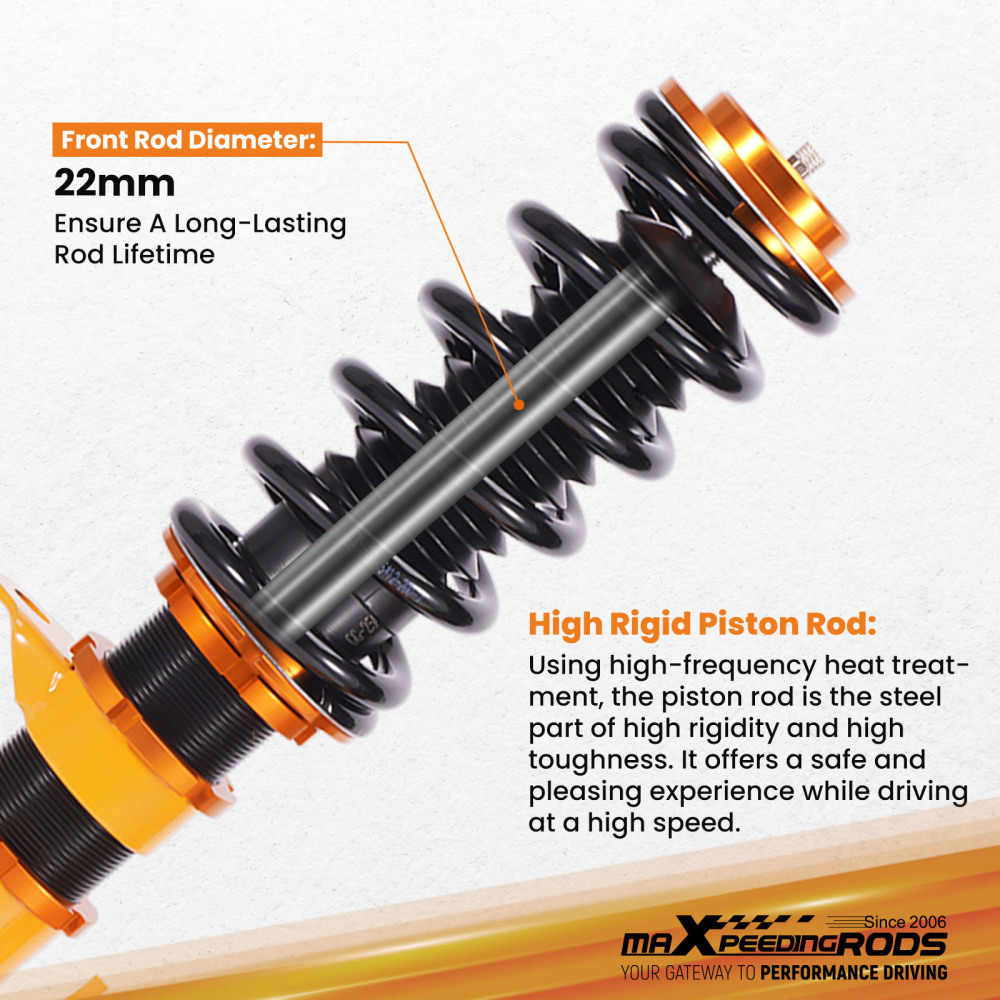 Coilover Strut Shock Absorber compatible for Holden Commodore VX VY VT VZ Damper Adjustable