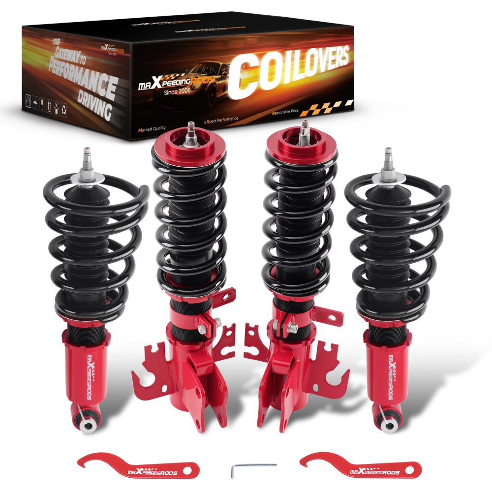 Coilovers Set compatible for Holden Commodore Ve Ute Sedan Wagon 24 Ways Adjustable Damper Lowering Kit