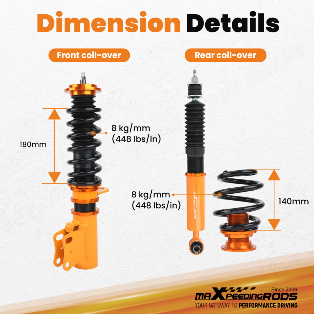 Adjustable Damper Coilover compatible for Holden Commodore VR VS Sedan 1993-1997