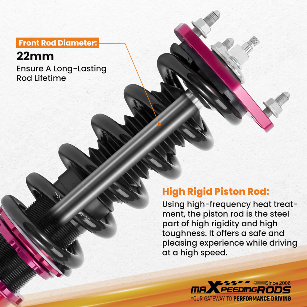 24 Level Damper Coilovers compatible for Lexus GS300 98-05 RWD Lowering Suspension Kit