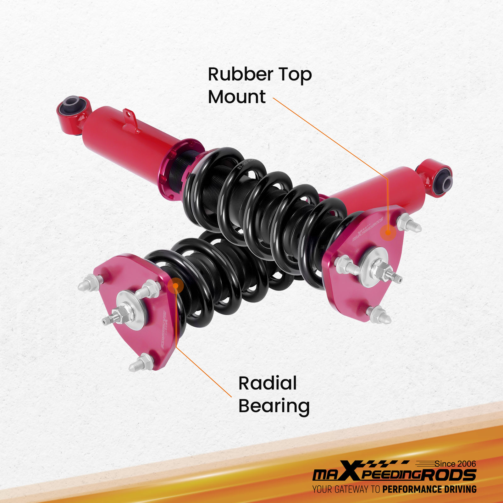RACING COILOVER SUSPENSION DAMPER SET compatible for LEXUS
