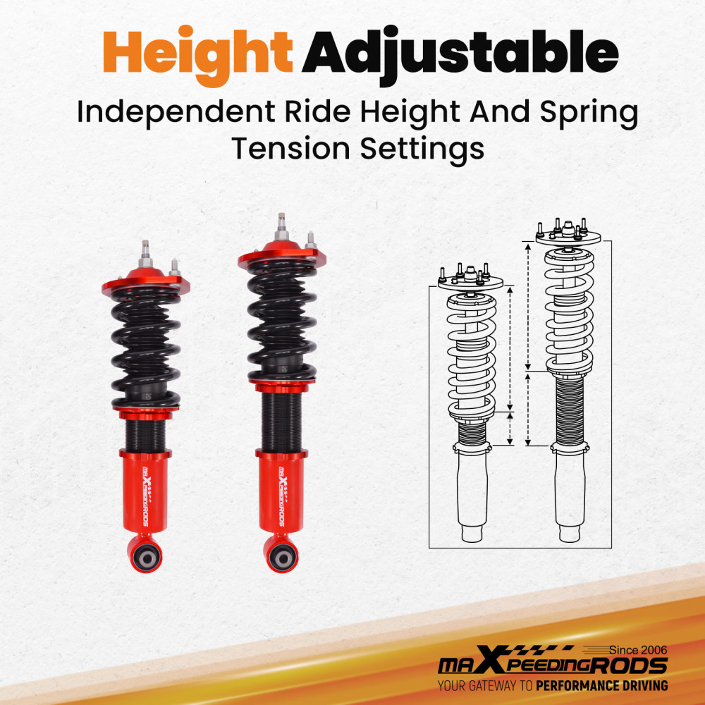 Coilover Spring Shock Assembly Kit compatible for Mazda Miata MX-5 MX5 NA 1.6L1.8L 89-98