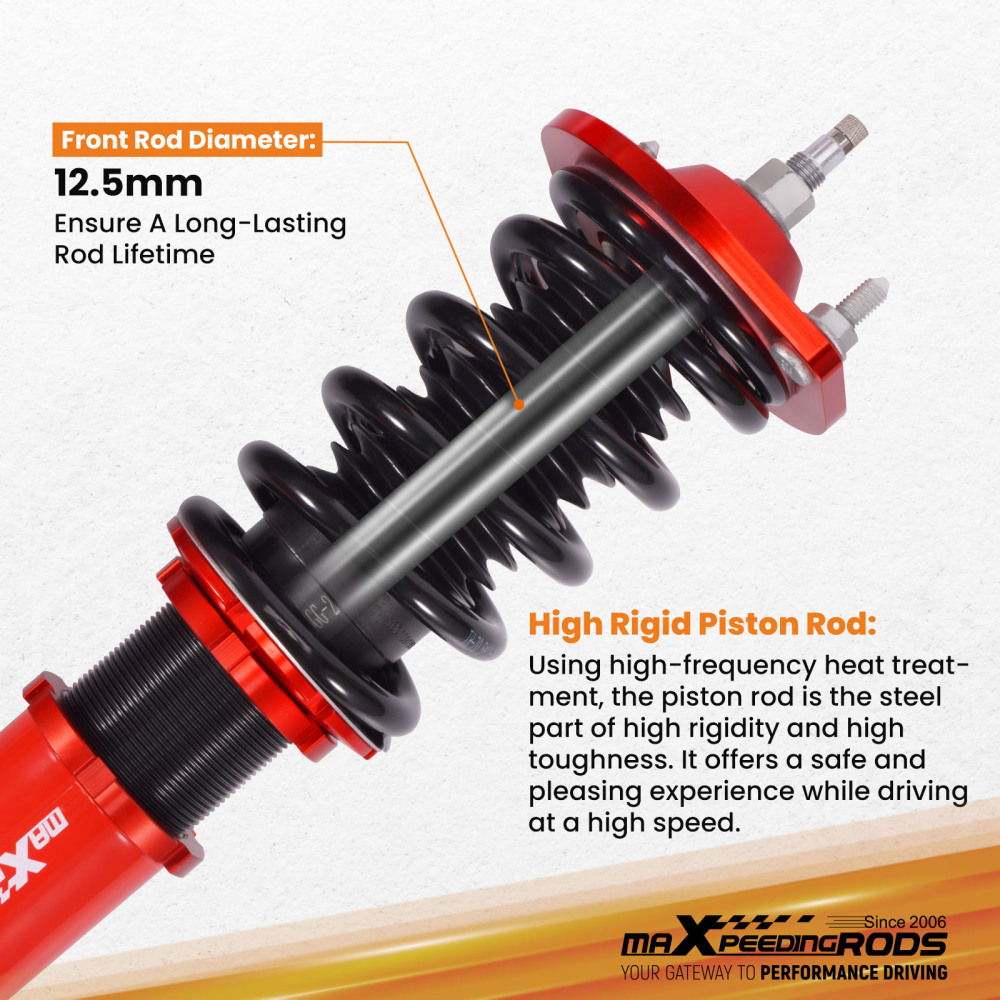 Coilover Spring Shock Assembly Kit compatible for Mazda Miata MX-5 MX5 NA 1.6L1.8L 89-98