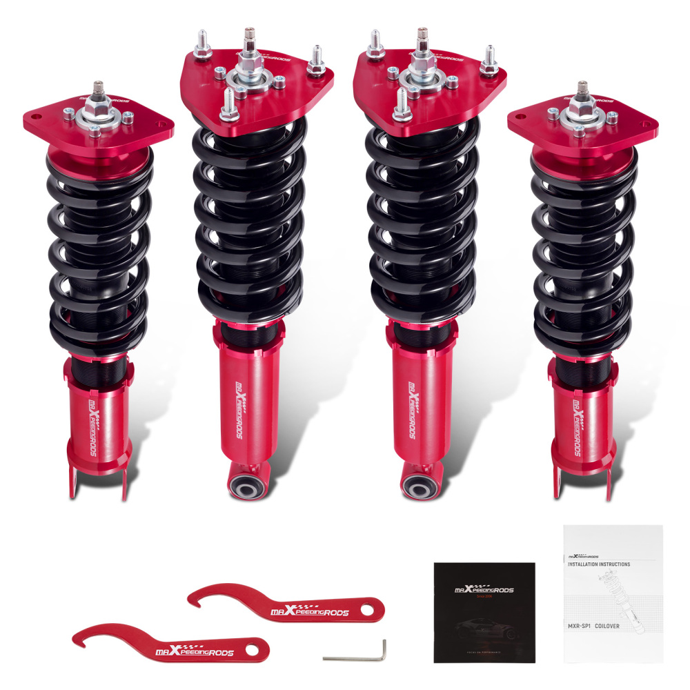Coilovers Suspension 24 Way Adjustable Damper compatible for NISSAN 370Z Z34 compatible for INFINITI G37