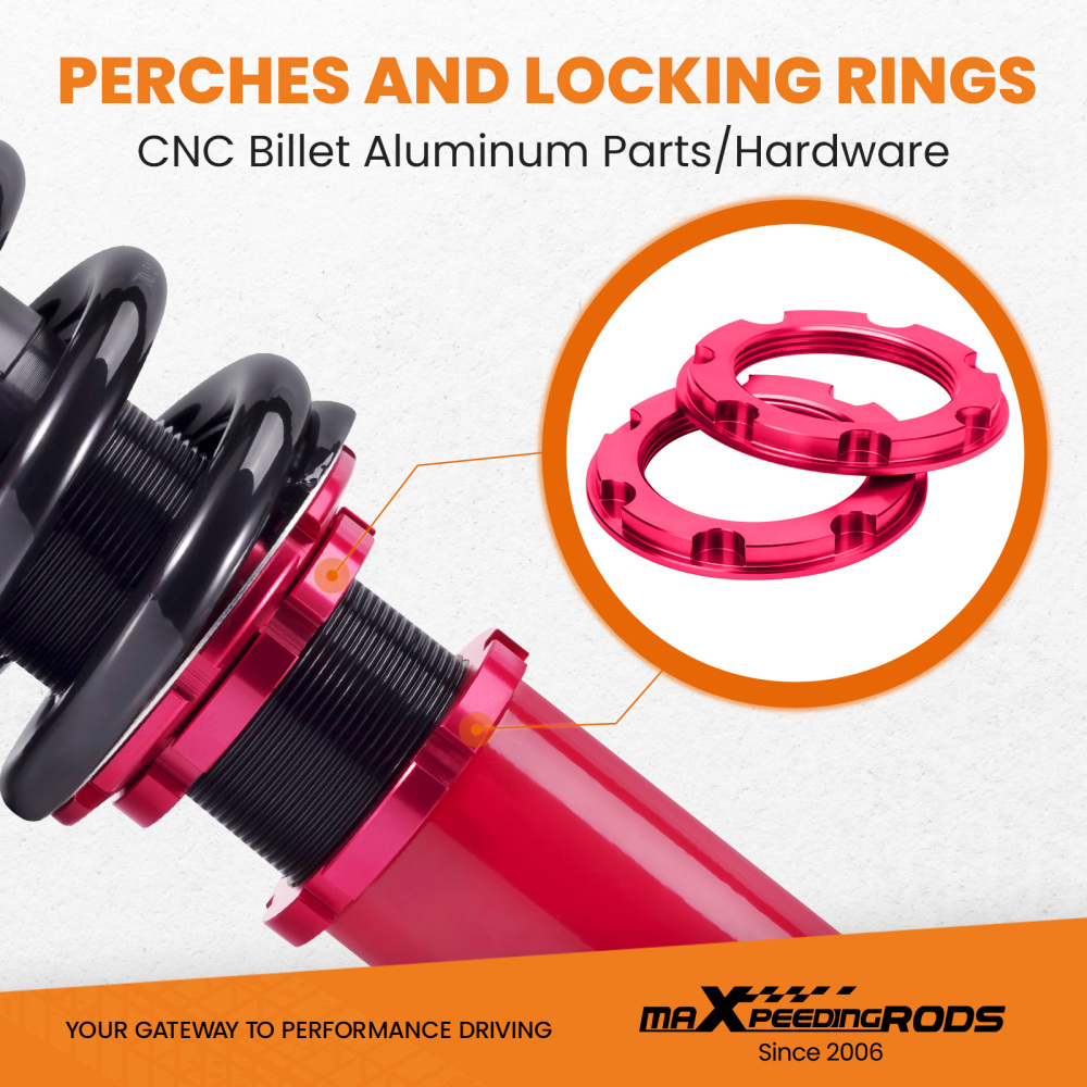 KIt Assetto a Ghiera Ammortizzatori compatibile per Infiniti G37 Coupe compatibile per Nissan 370Z Coupé