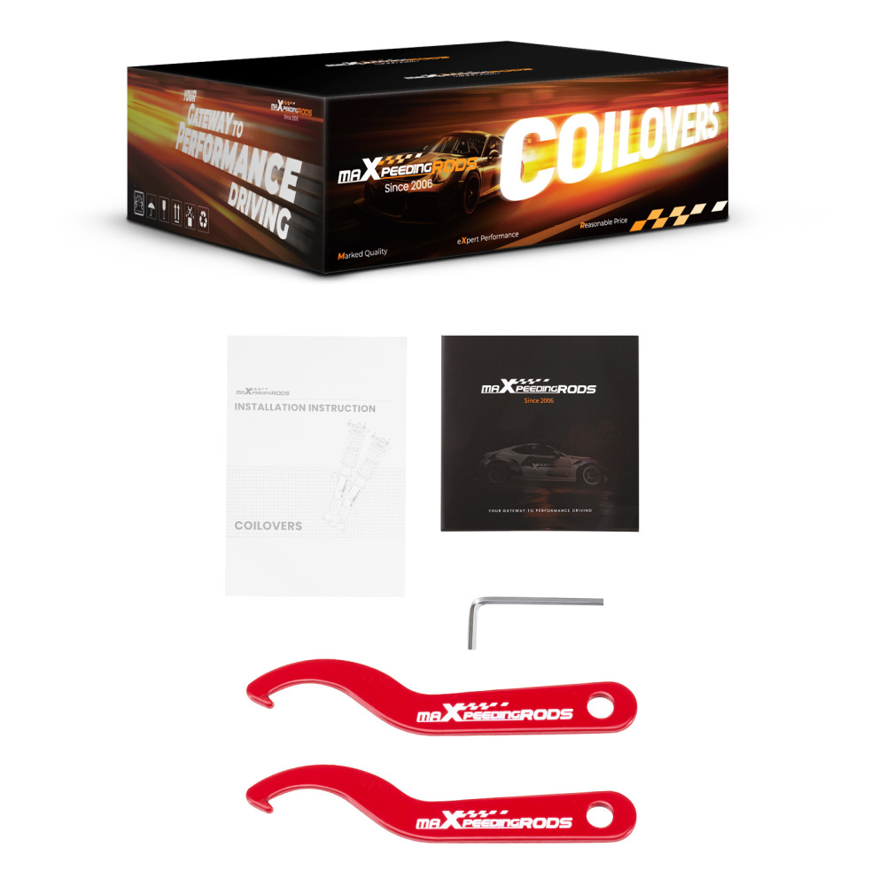 Amortiguadores Suspensión roscada compatible para Subaru Impreza WRX / STI GDB GDA GD9 GGA