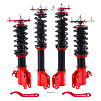 24 Ways Adj. Coilover Suspension Strut compatible for Subaru Impreza WRX GDA GDB EJ207 EJ25