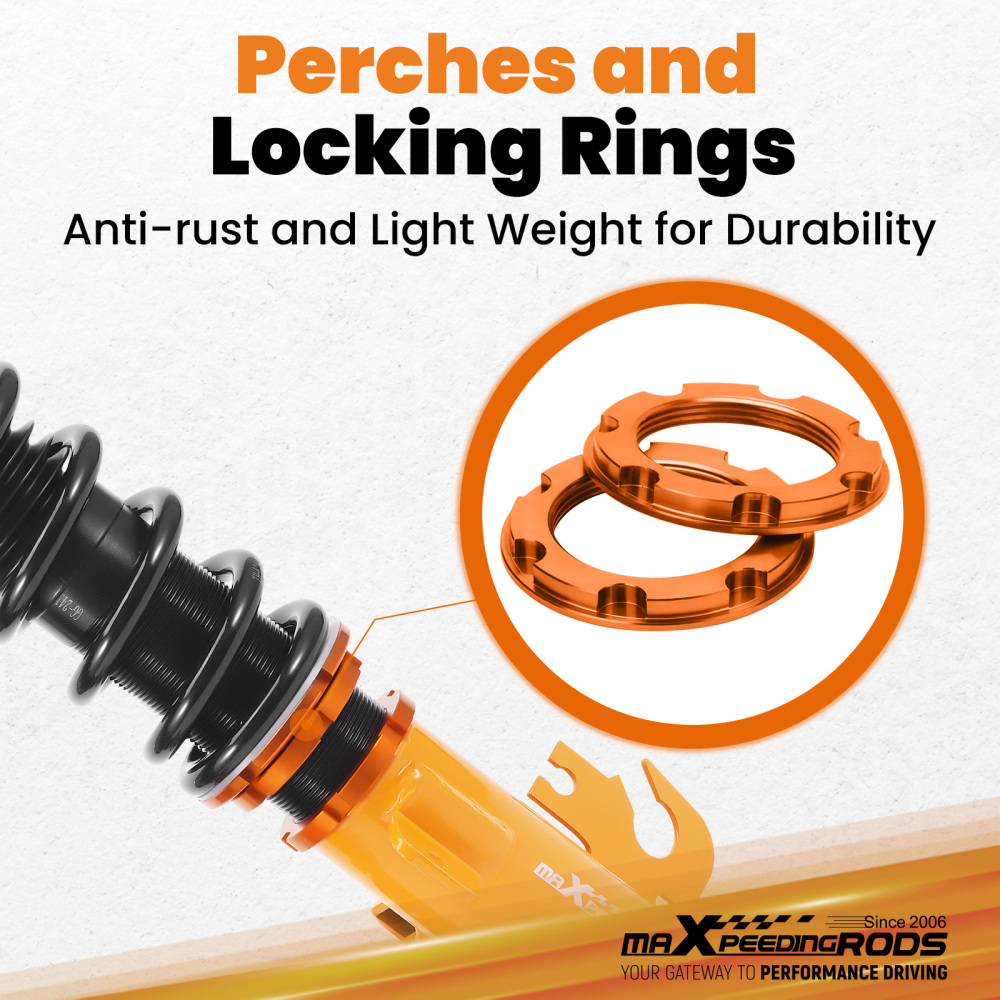 24 Level Adjustable Suspension Coilover Kit compatible for Holden Commodore VF Sedan 13-17