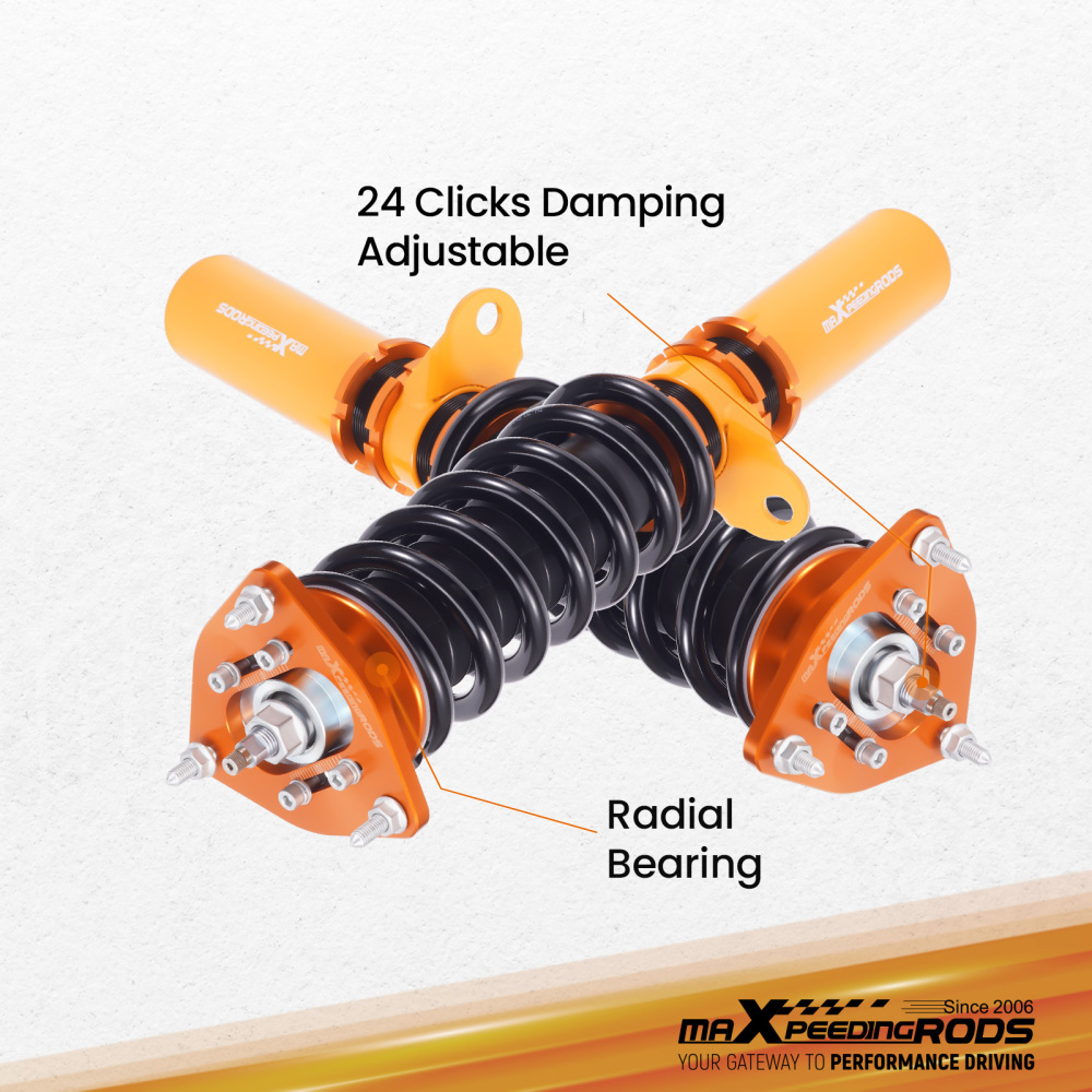 24-Way Adjustable Damper Coilover Coilovers compatible for Holden Commodore VN VP 1988-1993