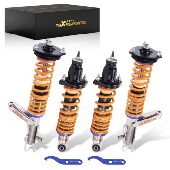 MaXpeedingrods C1 Coilovers Suspension Lowering Kit compatible for Honda Civic 2001-2005