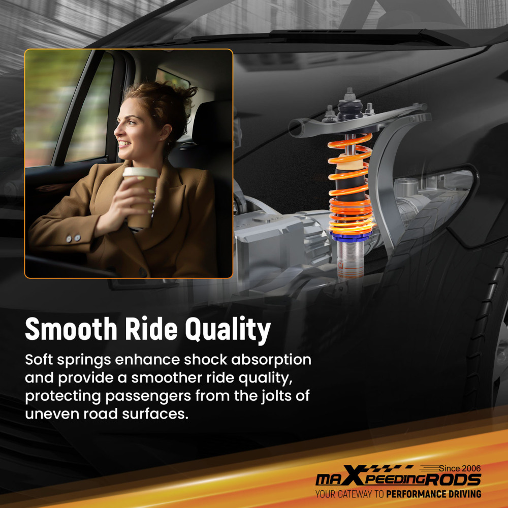 MaXpeedingrods Comfort 1 Coilover Suspension Kit For HONDA CIVIC 87-92 CRX 89-91