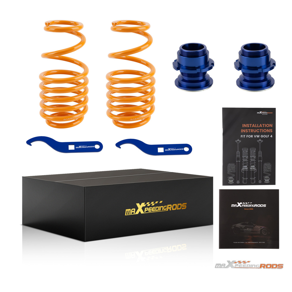 MaXpeedingrods Comfort 1 Coilovers Suspension compatible for VW Golf MK4Jetta MK4 98-07