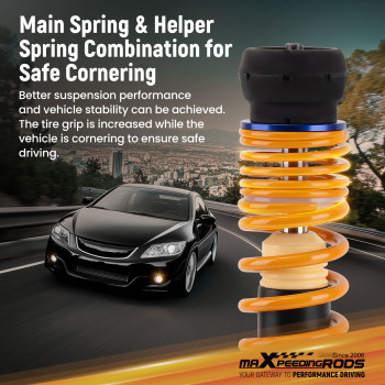 MaXpeedingrods Comfort 1 Coilovers Suspension For VW Golf MK4Jetta MK4 98-07