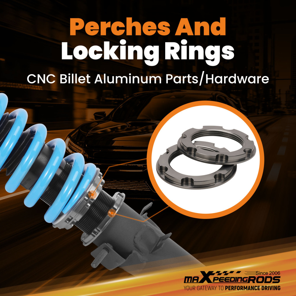 Amortisseurs Combinés Filetés compatible pour Nissan 350Z Coupe 2003-2008 (Z33) Roadster