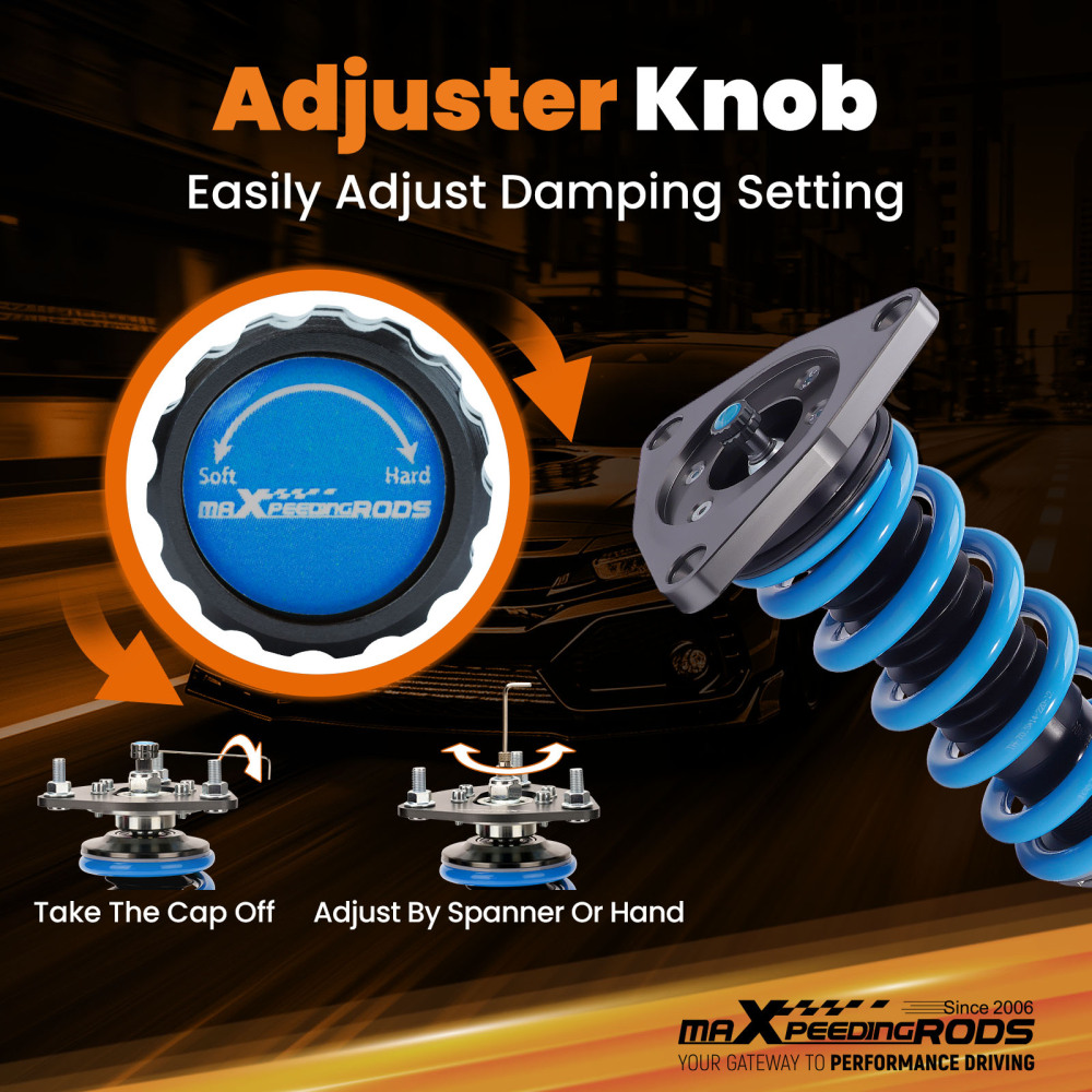 T6 Coilovers compatible for Audi A8 S8 quattro D3 4E2,4E8 2004-2010 Suspension Shock Spring