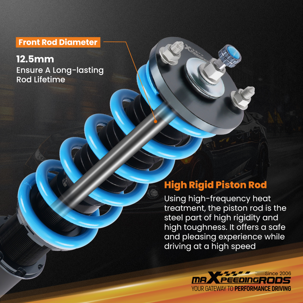 Adjustable Coilover Compatible For Honda Accord VIII LX,SE,LX-P sedan CU1 CU2 CU3 2008-2015 Lowering Kit