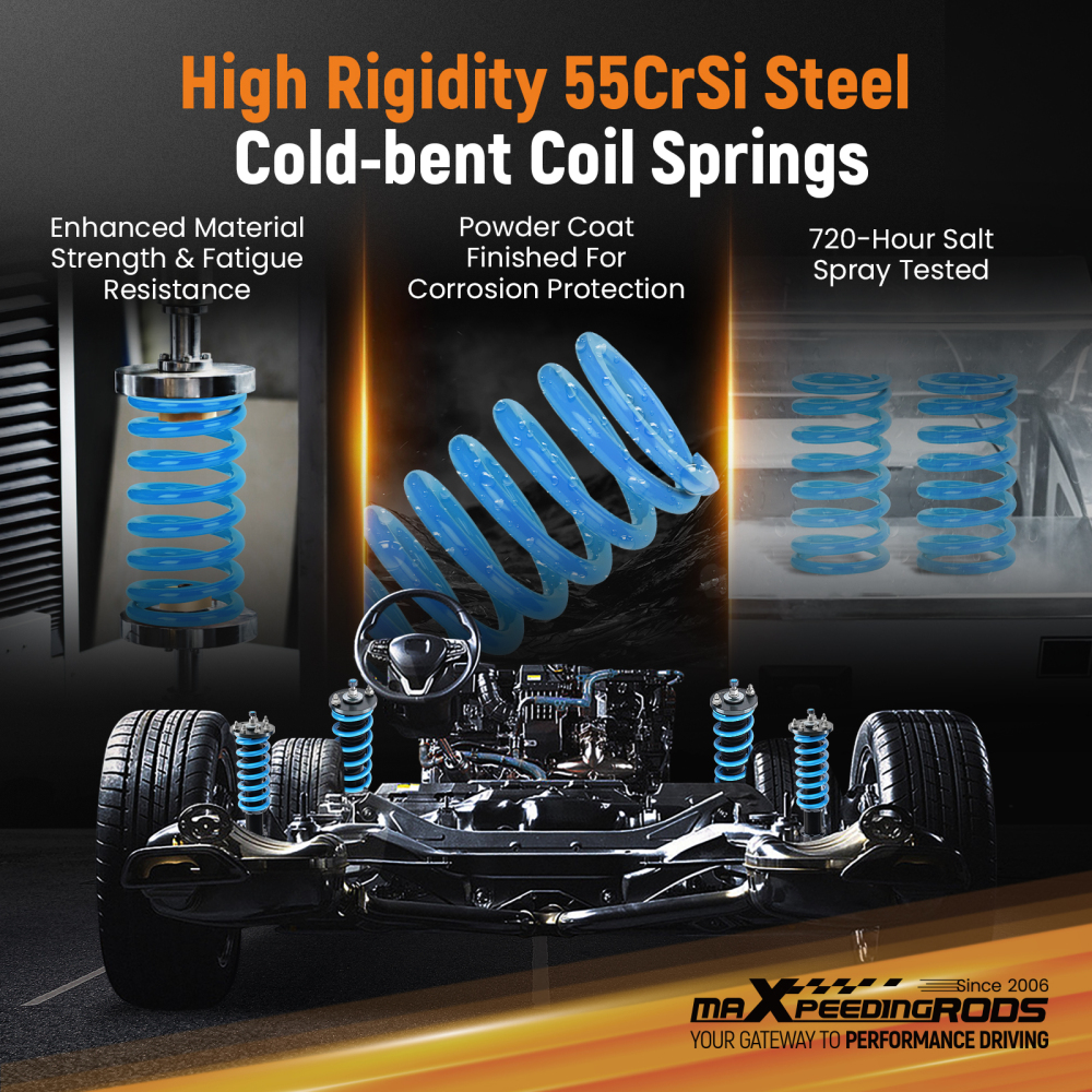Adjustable Coilover Compatible For Honda Accord VIII LX,SE,LX-P sedan CU1 CU2 CU3 2008-2015 Lowering Kit