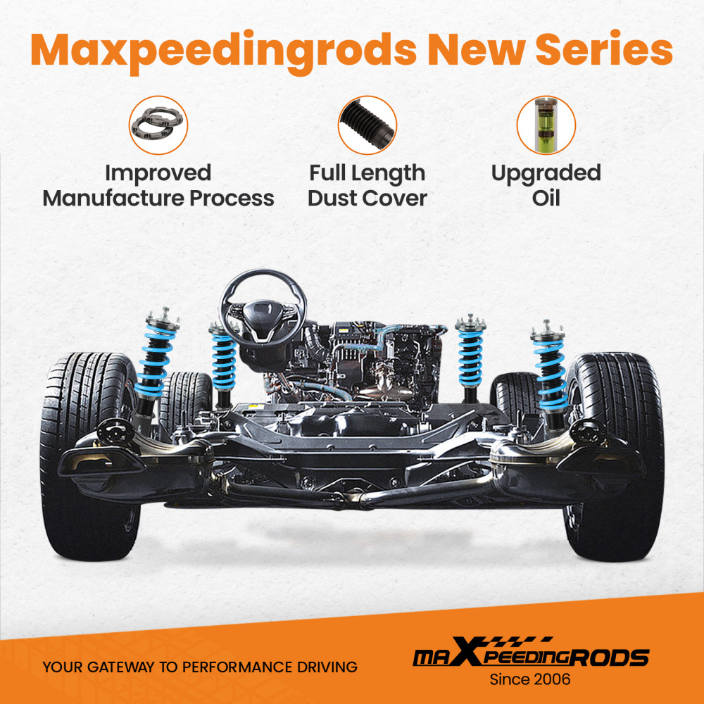 Adjustable Coilover Compatible For Honda Accord VIII LX,SE,LX-P sedan CU1 CU2 CU3 2008-2015 Lowering Kit