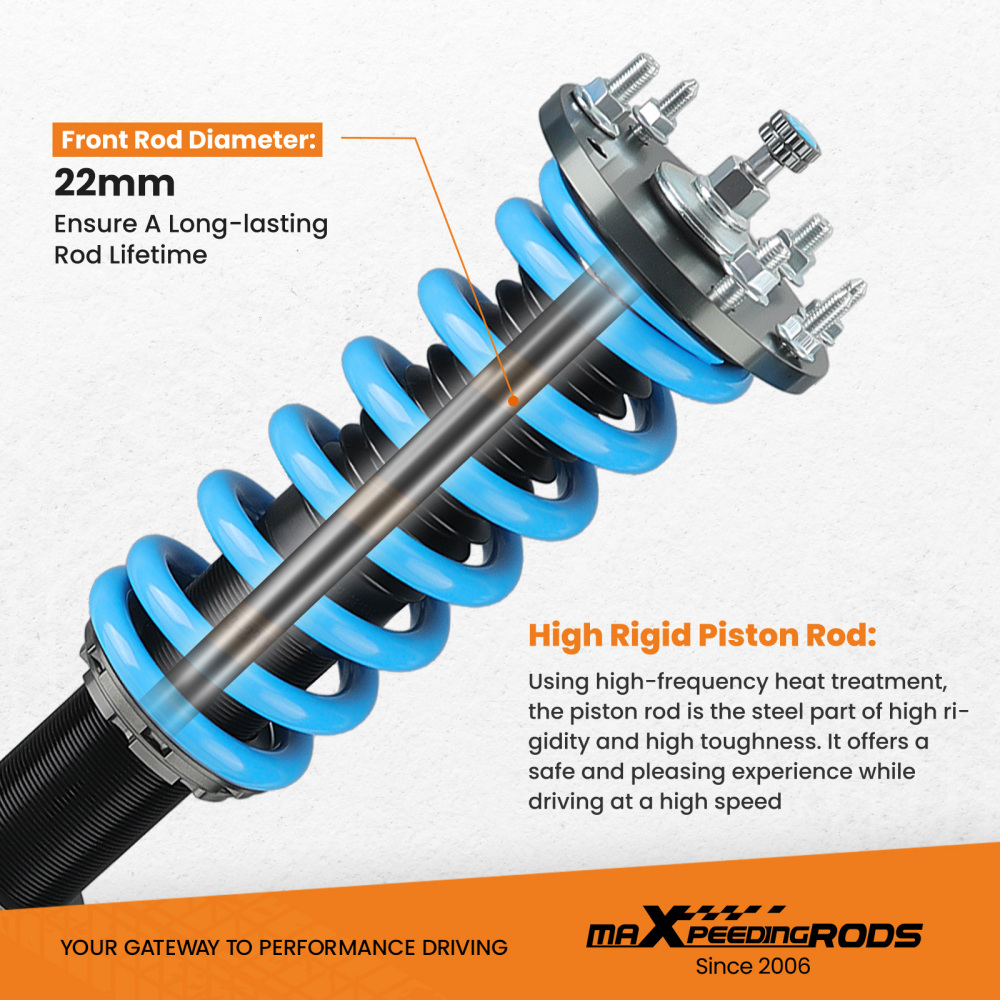 Adjustable Coilover Compatible For Honda Accord VIII LX,SE,LX-P sedan CU1 CU2 CU3 2008-2015 Lowering Kit