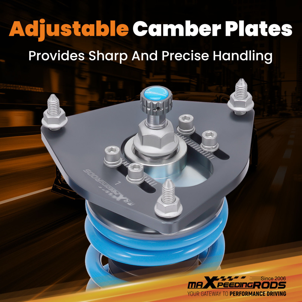 MaXpeedingrods 24 Step Adjustable Coilovers Kit compatible for Subaru BRZ / Compatible for Toyota GR86 22+