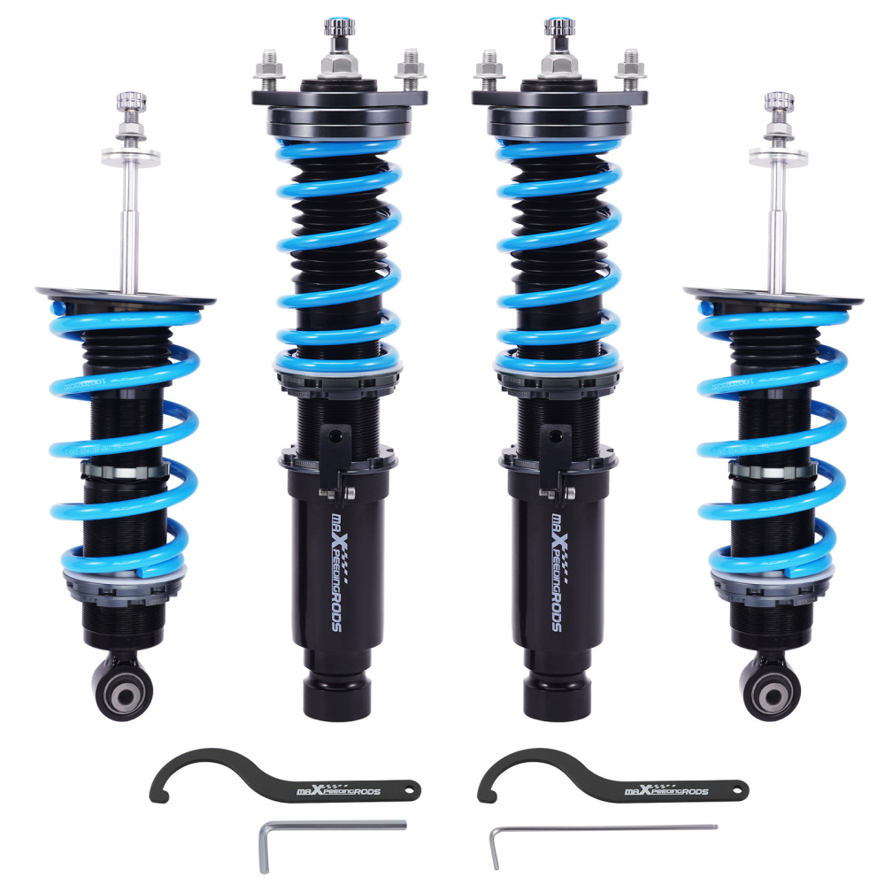24 Level Damper Coilovers Struts Springs Kit compatible for Honda Civic/CR-X 1984-1987