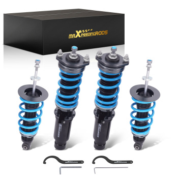 24 Level Damper Coilovers Struts Springs Kit compatible for Honda Civic/CR-X 1984-1987