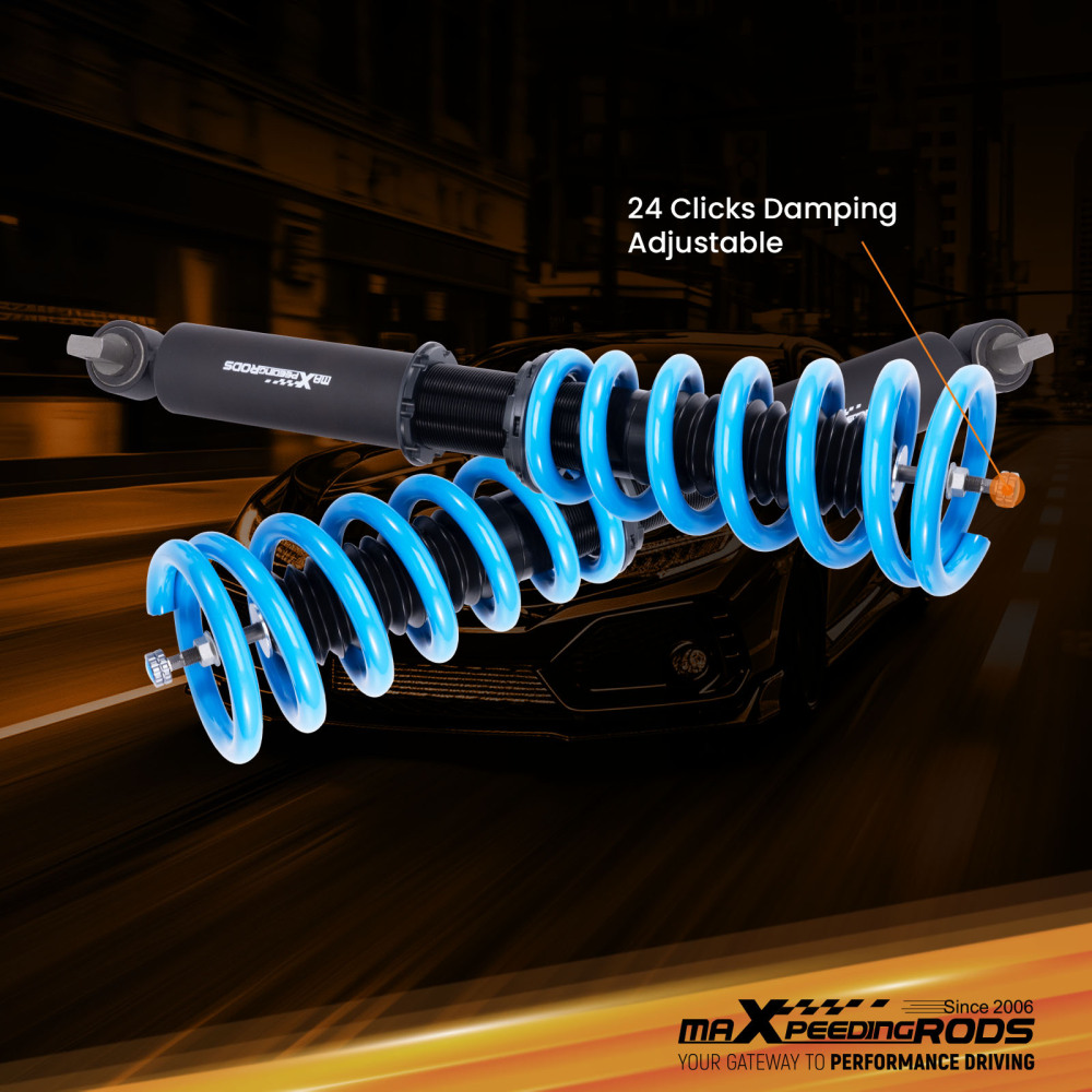 MaXpeedingrods Coilovers 24 Way Adjustable Suspension compatible for Cadillac CTS RWD 03-07