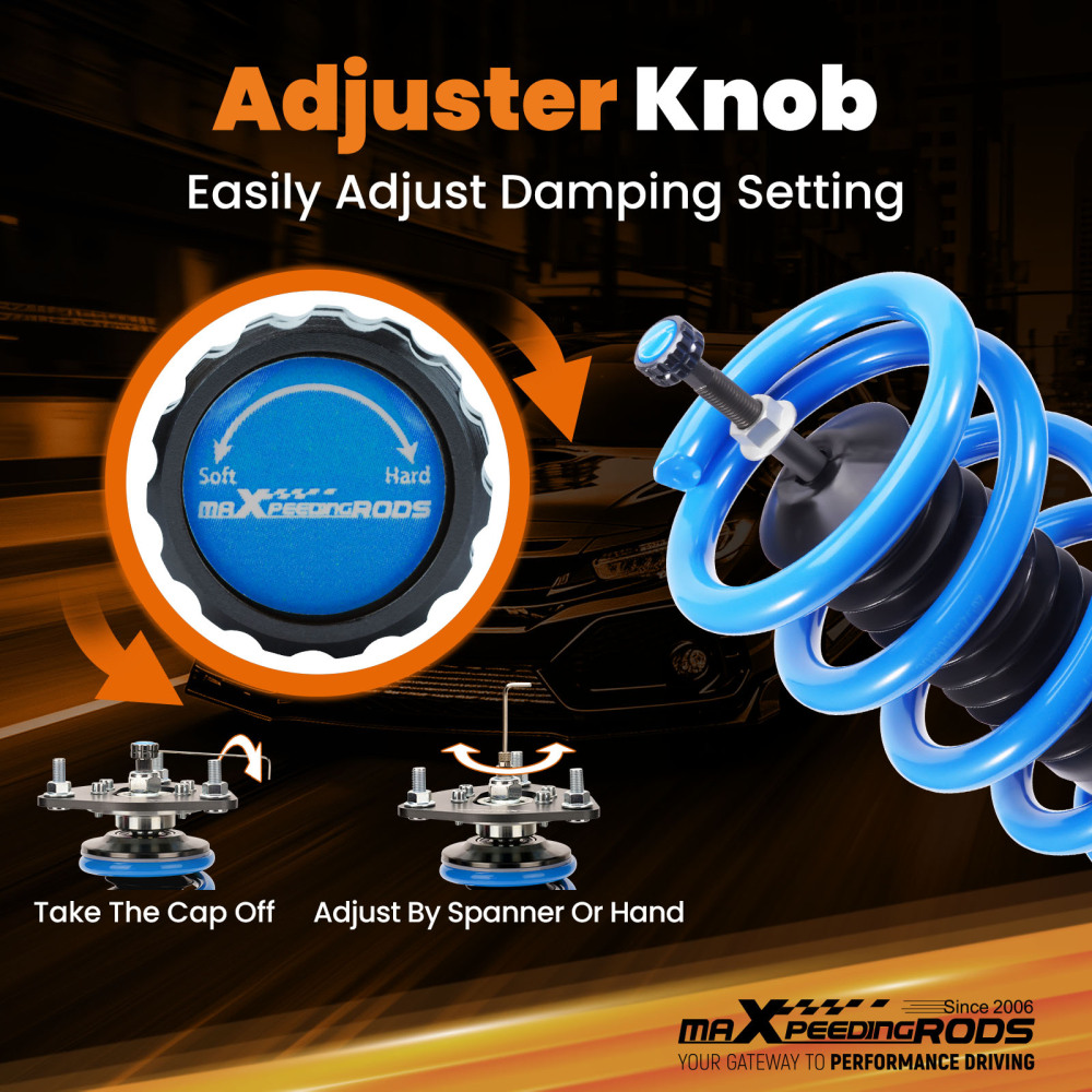 MaXpeedingrods Racing Coilovers Suspension Struts Kit compatible for Cadillac CTS AWD 08-14