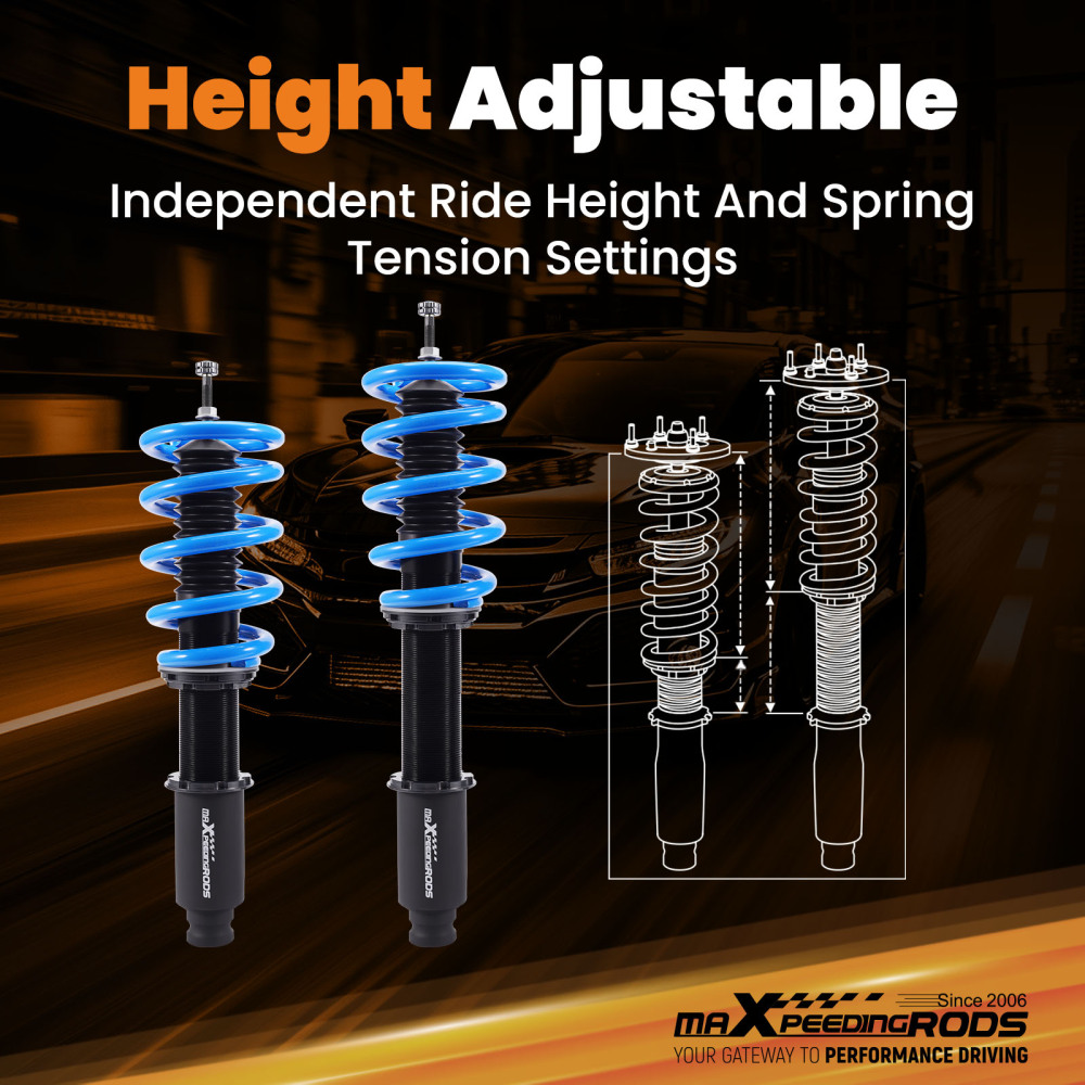 MaXpeedingrods Racing Coilovers Suspension Struts Kit compatible for Cadillac CTS AWD 08-14