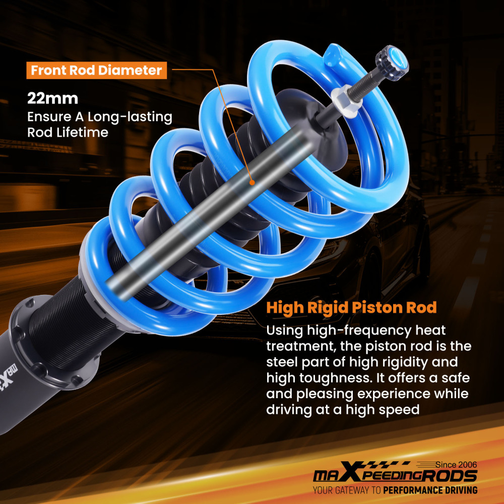 MaXpeedingrods Racing Coilovers Suspension Struts Kit compatible for Cadillac CTS AWD 08-14