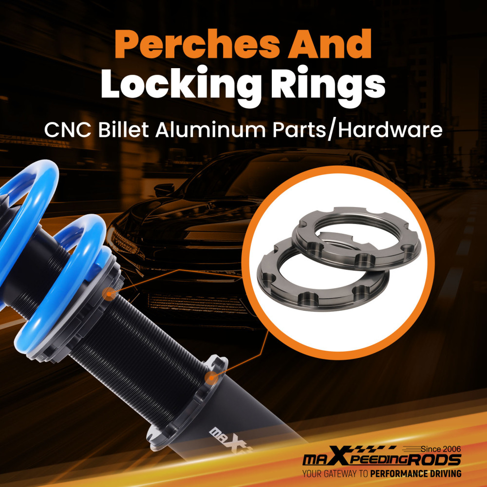 MaXpeedingrods Racing Coilovers Suspension Struts Kit compatible for Cadillac CTS AWD 08-14