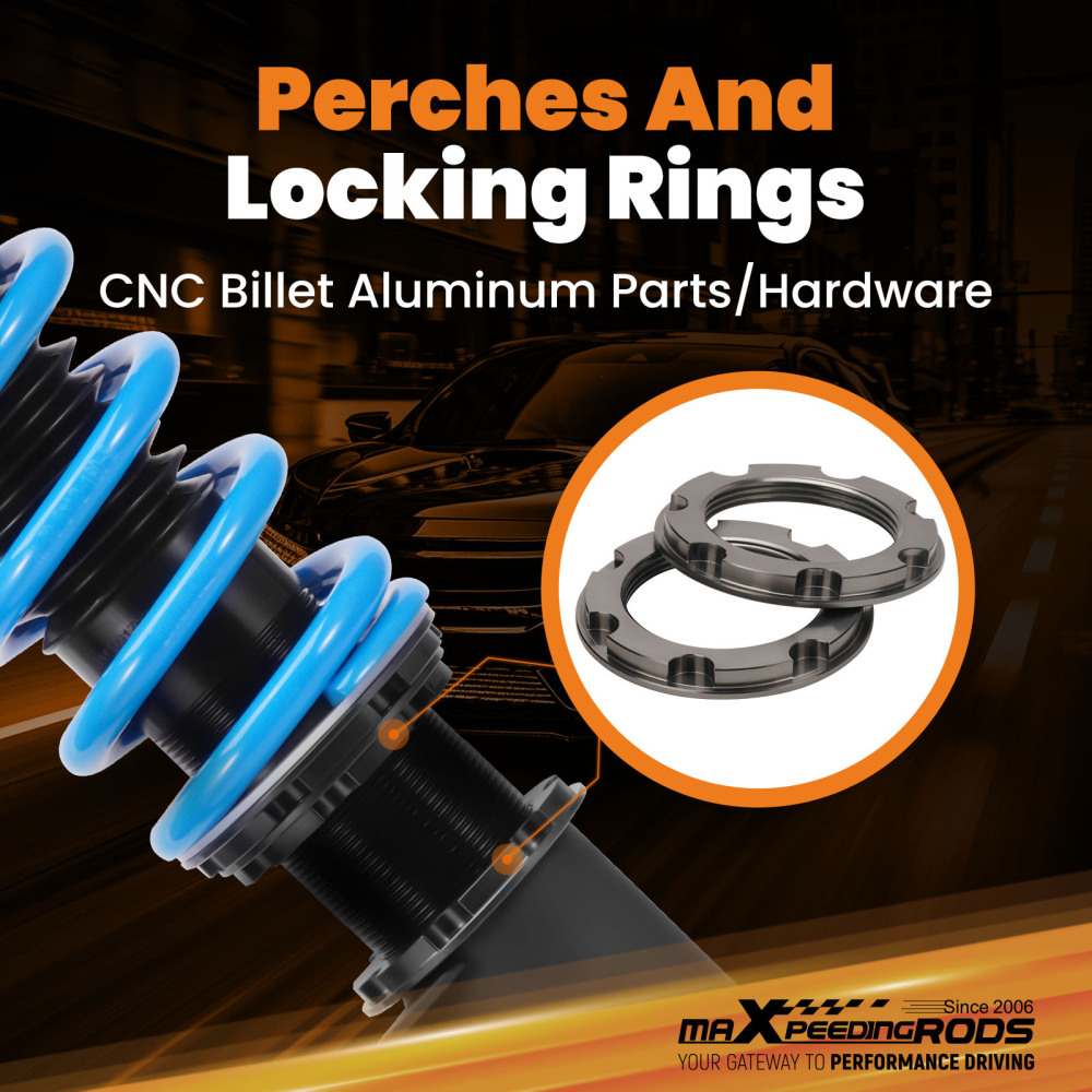 Amortisseurs Combines Filetes compatible pour BMW Série 3 E36 Berline Coupe 316i 318i