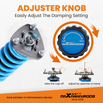 MaXpeedingrods Coilovers Suspension Lowering Kit compatible for Mitsubishi EVO X 10 09-15