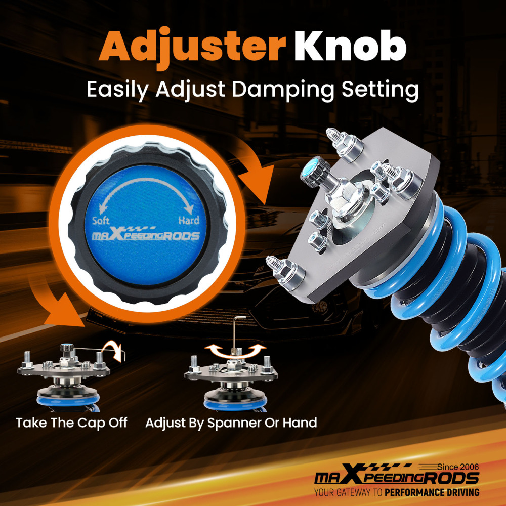 MaXpeedingrods T6 Coilovers 24 Way Damper FOR VW MK5 MK6 GOLF/JETTA 2006-2014 Lowering Kit