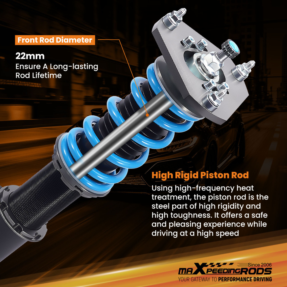 MaXpeedingrods T6 Coilovers 24 Way Damper FOR VW MK5 MK6 GOLF/JETTA 2006-2014 Lowering Kit