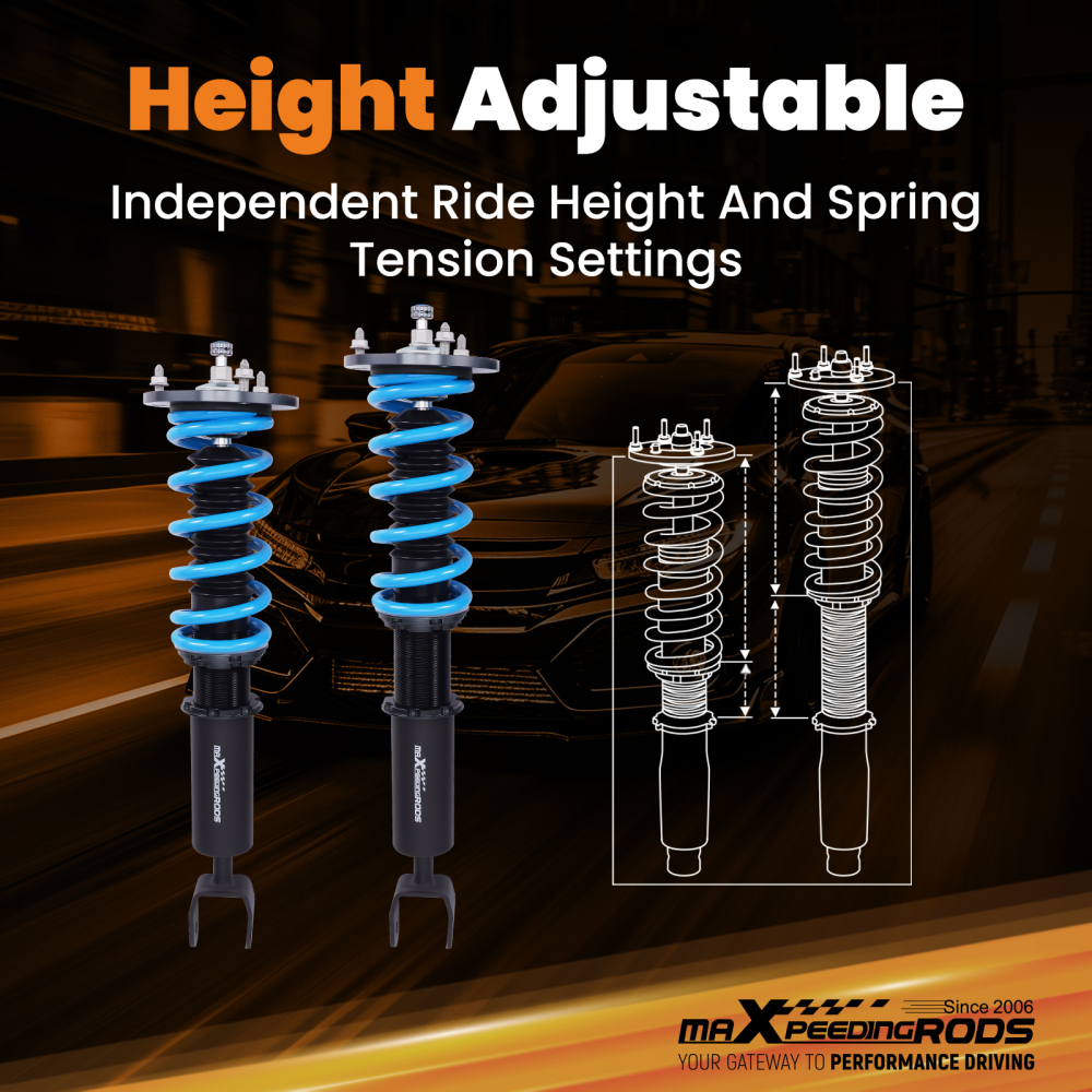 Updated Performance Coilovers Kit compatible for Toyota Supra Soarer compatible for Lexus SC300 SC400 Lowering Kit