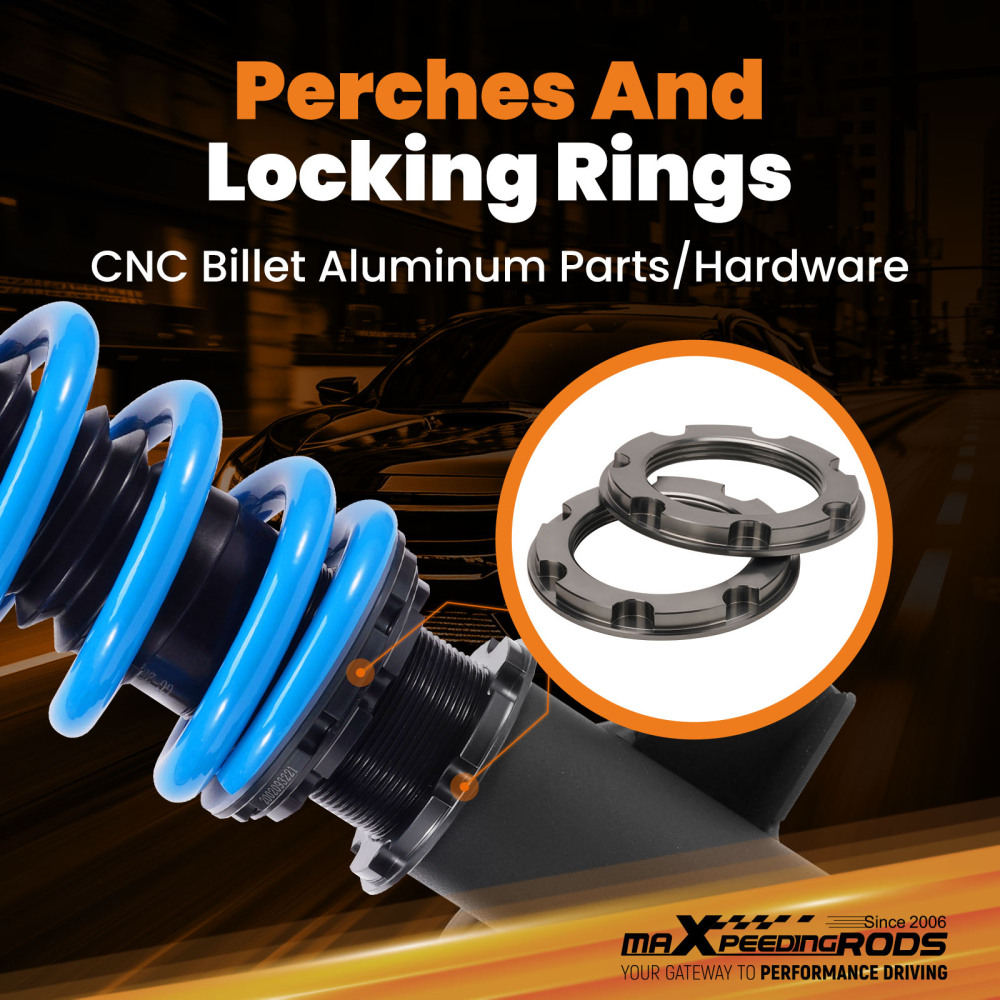 Coilover Compatible para Ford Mustang 2005 - 2014 Muelles ajustables en altura