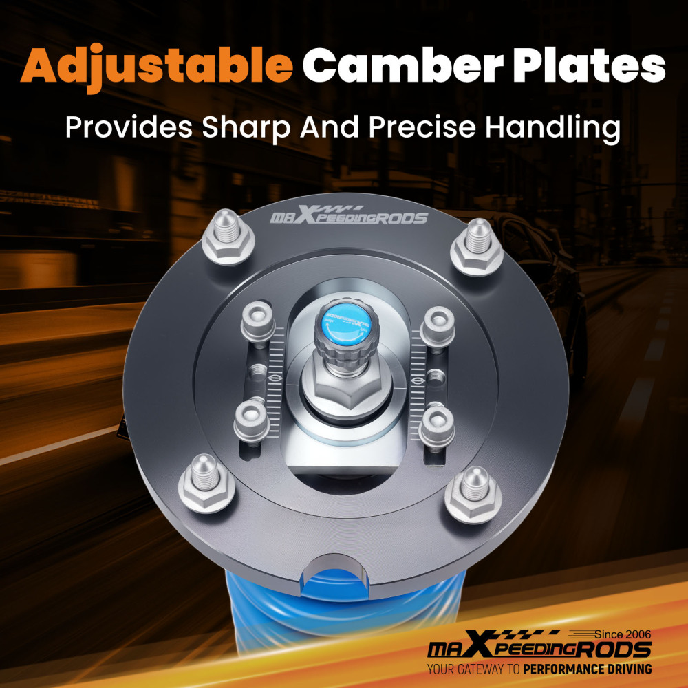 Coilover Lowering Compatible For Ford Mustang 2005 - 2014 Height adjustable Springs Lowering Kit