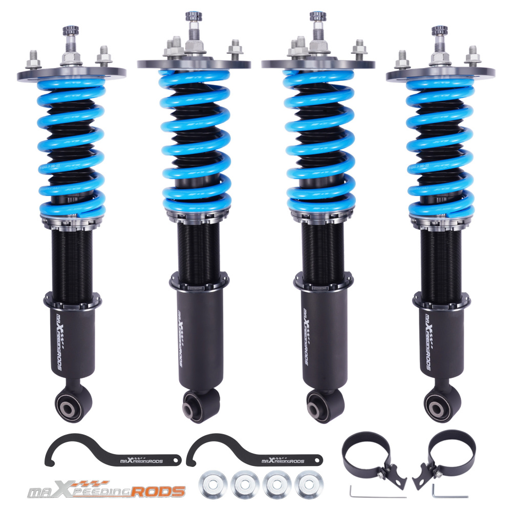 24-Step Damper Adjustable Coilover Suspension Springs Kit compatible for Acura NSX 91-05